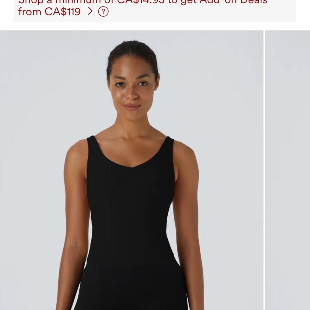 HALARA Black Tank Top